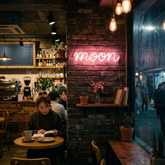 LED 네온 — AI로 만든 예시 이미지