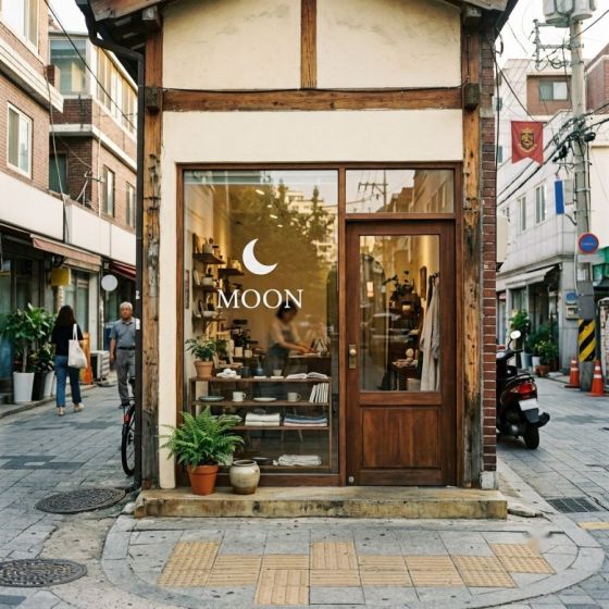 유리창 시트 — AI로 만든 예시 이미지