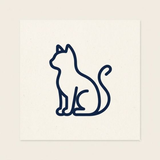 굵고 고른 선 — AI로 만든 예시 이미지