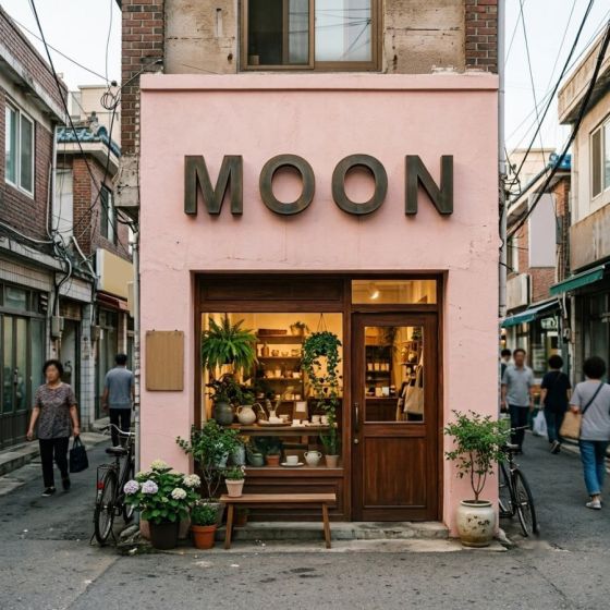 도장 벽 — AI로 만든 예시 이미지